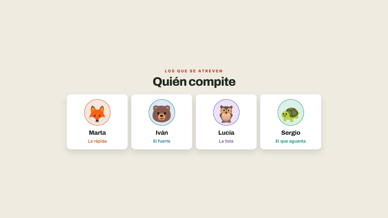 Quién compite